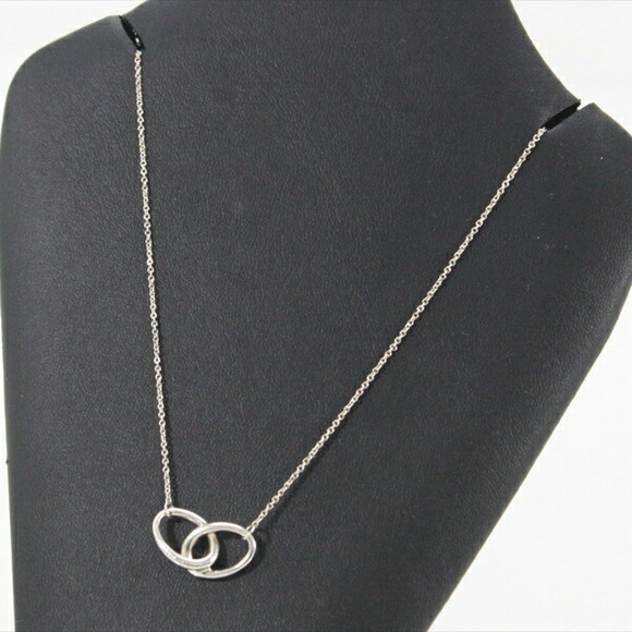 Tiffany Double Loop Necklace Silver